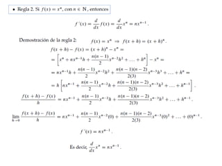 Derivada Reglas Basicas