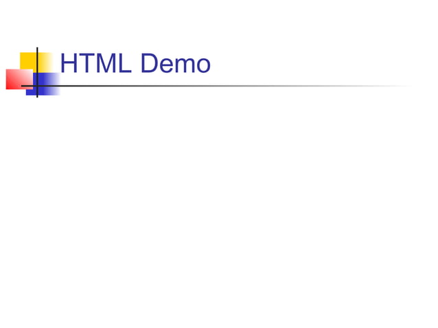 Introduction to Html | PPT