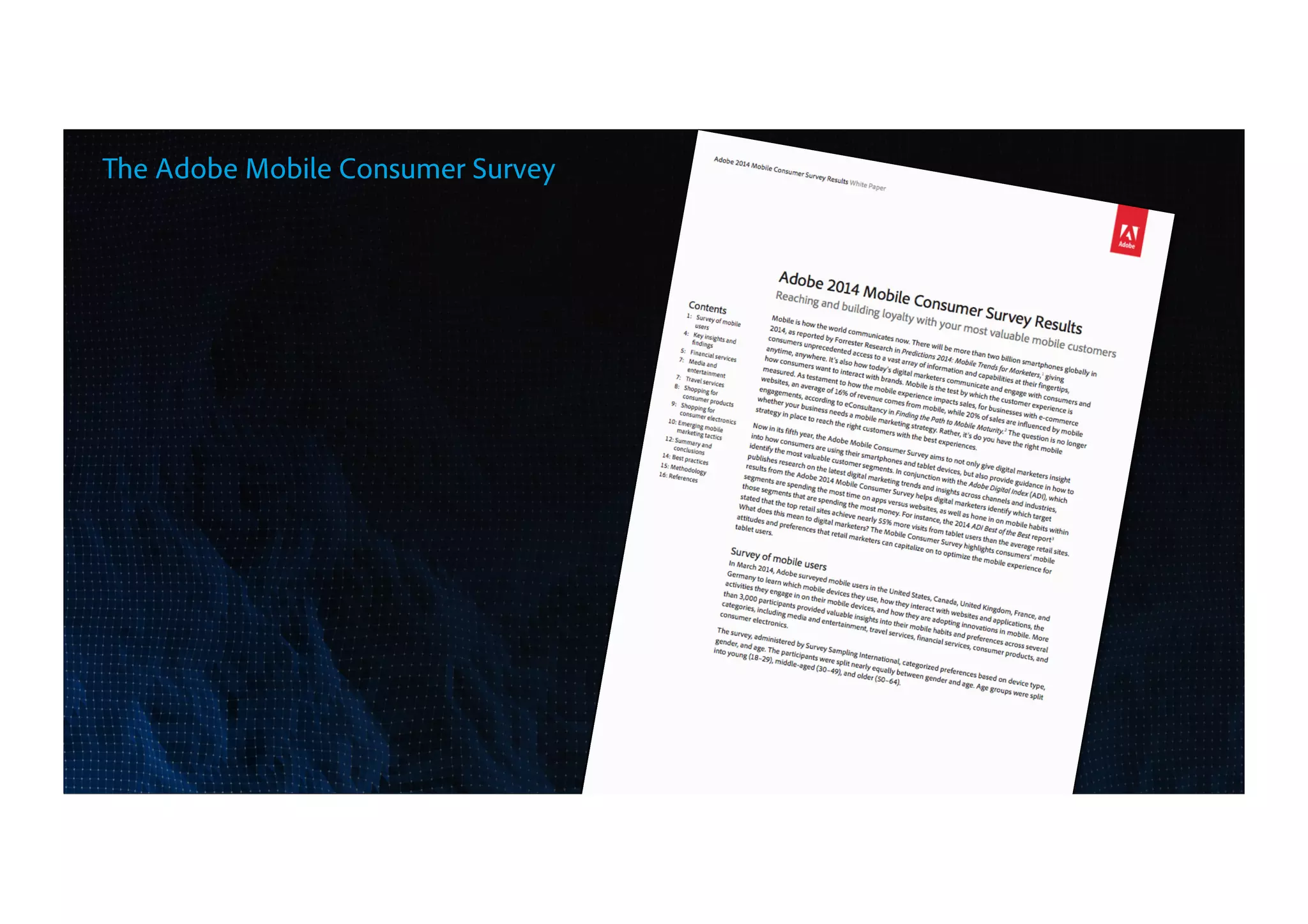 7
The Adobe Mobile Consumer Survey
 