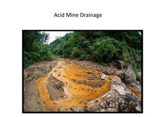 Acid Mine Drainage 
 