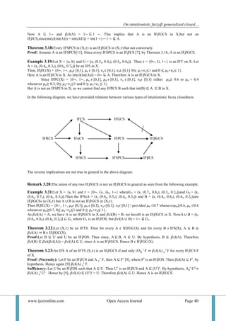 : cannot invoke On intuitionistic fuzzy 휷 generalized closed sets | PDF