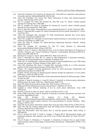 A Review of Severe Plastic Deformation | PDF
