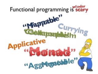 Functional programming is scary  