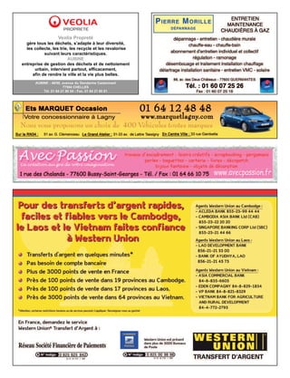 Veolia Propreté
  gère tous les déchets, s’adapte à leur diversité,
  les collecte, les trie, les recycle et les revalorise
           suivant leurs caractéristiques.
                        AUBINE
entreprise de gestion des déchets et de nettoiement
      urbain, intervient partout, efficacement,
     afin de rendre la ville et la vie plus belles.
      AUBINE : 48/50, avenue du Gendarme Castermant
                      77504 CHELLES
          Tél. 01 64 21 80 54 - Fax. 01 64 21 80 81
 