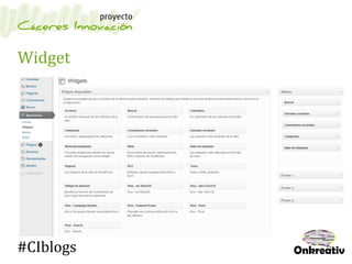 Widget
#CIblogs
 