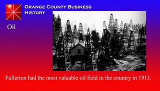 Orange County Business History