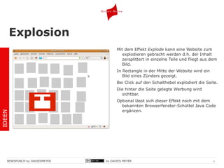 Ideen für jQuery- Werbeformen 
