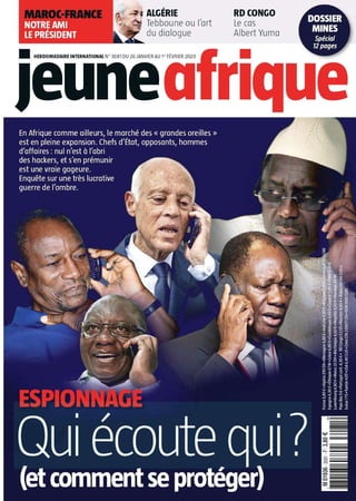 J a 3081 : Espionnage : les téléphones ultra-sécurisés des présidents africains