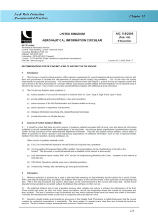 273
Chapter 13
Ice & Rain Protection
Recommended Practices
 