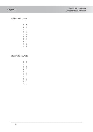 284
Ice & Rain Protection
Recommended Practices
Chapter 13
ANSWERS - PAPER 1
1. A
2. C
3. D
4. D
5. B
6. B
7. D
8. D
9. C
10. B
ANSWERS - PAPER 2
	
1. B
2. D
3. B
4. C
5. C
6. D
7. C
8. C
9. C
10. D
 