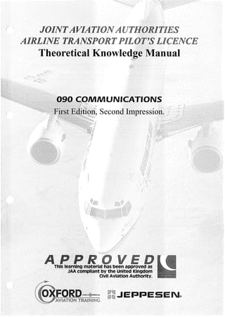 Jaa atpl book 14   oxford aviation jeppesen - communication