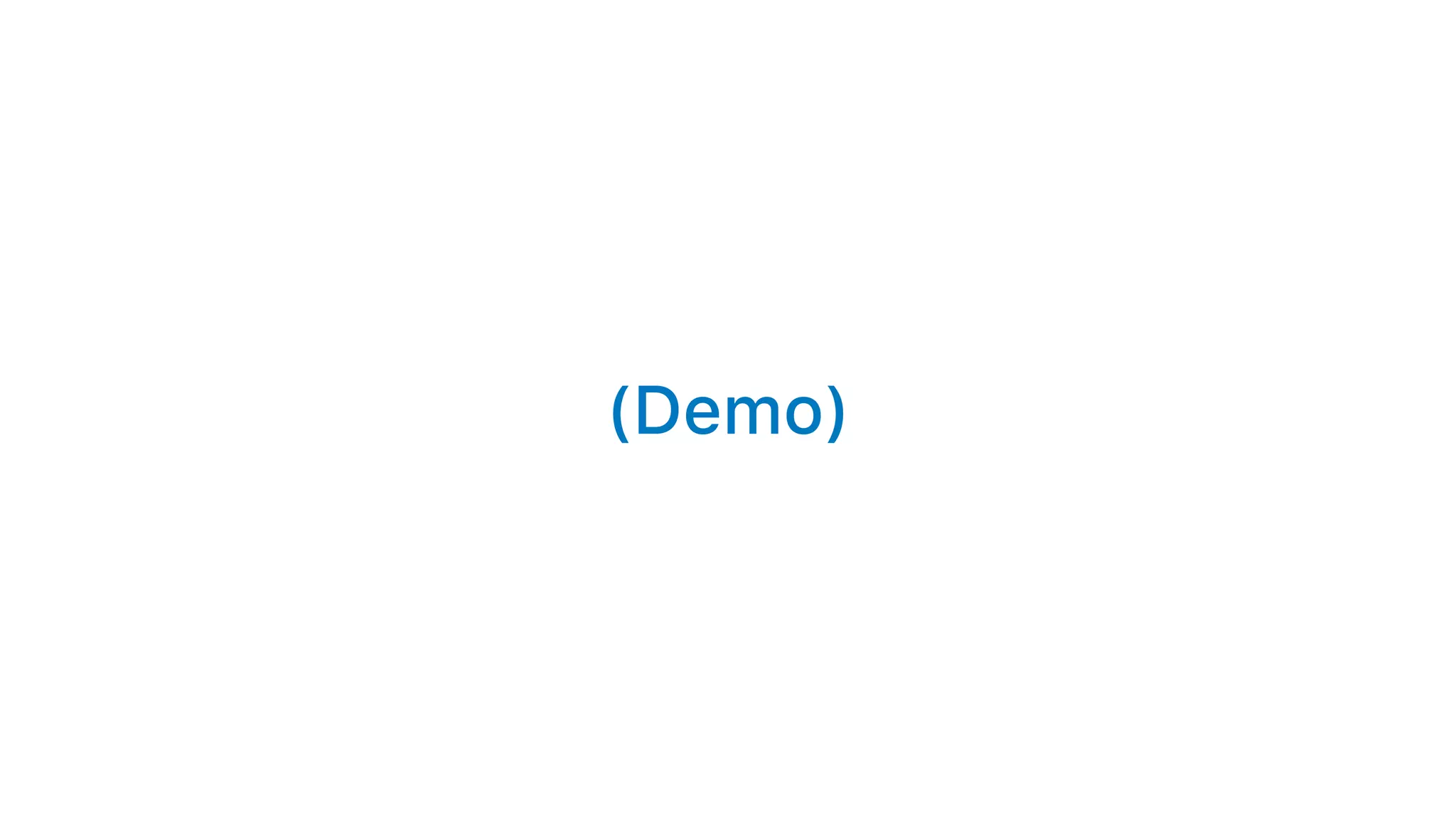 (Demo)
 