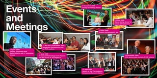 Events
                                                                               5 November 2009:
                                                                               Young Technology Award




 and                                                                                                                      12 May 2009:




 Meetings
                                                                                                                          Speed-dating dinner for
                                                                                                                          young entrepreneurs



                                                                                                     13 May 2009:
                                                                                                     Student entrepreneurs’ day




                                             13 May and 10 December 2009:
                                             Symposium Entrepreneurship
                                             for PhD students
     12 June 2009:
     Getting acquainted with
     Nano4 Vitality and UT Innovation
                                        12 June 2009:
     lecture                                                                                                                           10 December 2009:
                                        25 years of Technology Circle Twente
                                        and the launch of ‘Startfighters’                                                              25th anniversary reunion of TOP scheme




                                                                                                                                                                        Entrepreneurship
                                                                               12 June 2009:
                                                                               Launch of the Thermoplastic
32                                                                                                                                                                        33
                                                                               Composites Research Center
 