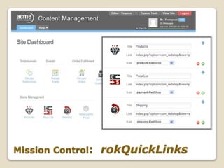 Mission Control:   rokQuickLinks
 