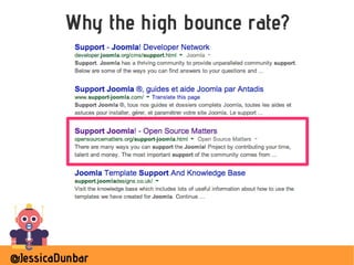 @JessicaDunbar
Why the high bounce rate?
 