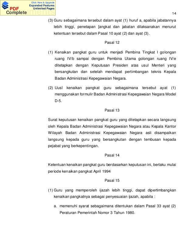 Jabatan Guru Berdasarkan Golongan Guru Paud