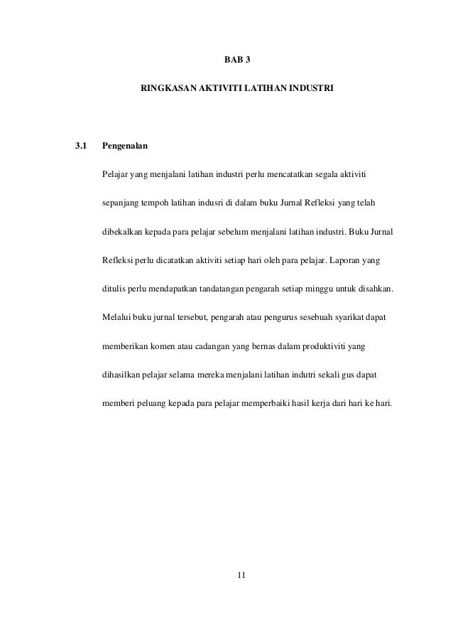 Contoh Jurnal Refleksi - Lowongan Kerja Terbaru