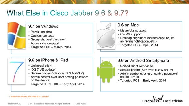 Jabber design and configuration | PPTX