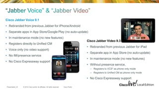 Jabber design and configuration | PPTX