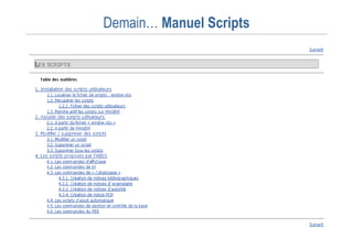 21 mai 2008
abes
agence bibliographique de l’enseignement supérieur
Demain… Manuel Scripts
 