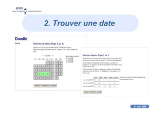 21 mai 2008
abes
agence bibliographique de l’enseignement supérieur
2. Trouver une date
 