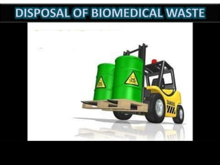 DISPOSAL OF BIOMEDICAL WASTE
 