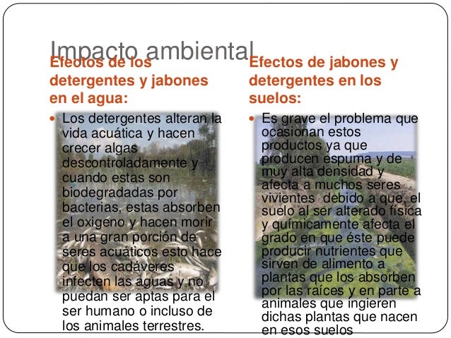 Jabones y detergentes