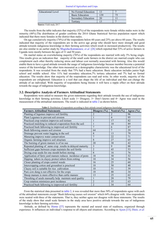 Farmers Perceptions and Attitudes Towards the Use of Agricultural ...