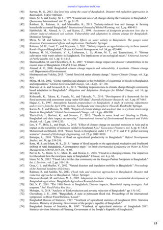 Impacts of Climate Change on Crop Production in Bangladesh: A Review | PDF