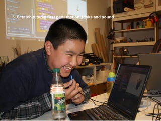 3. Scratch tutorial first part: motion, looks and sound
 