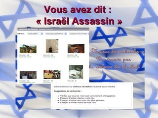 Vous avez dit :  « Israël Assassin » 