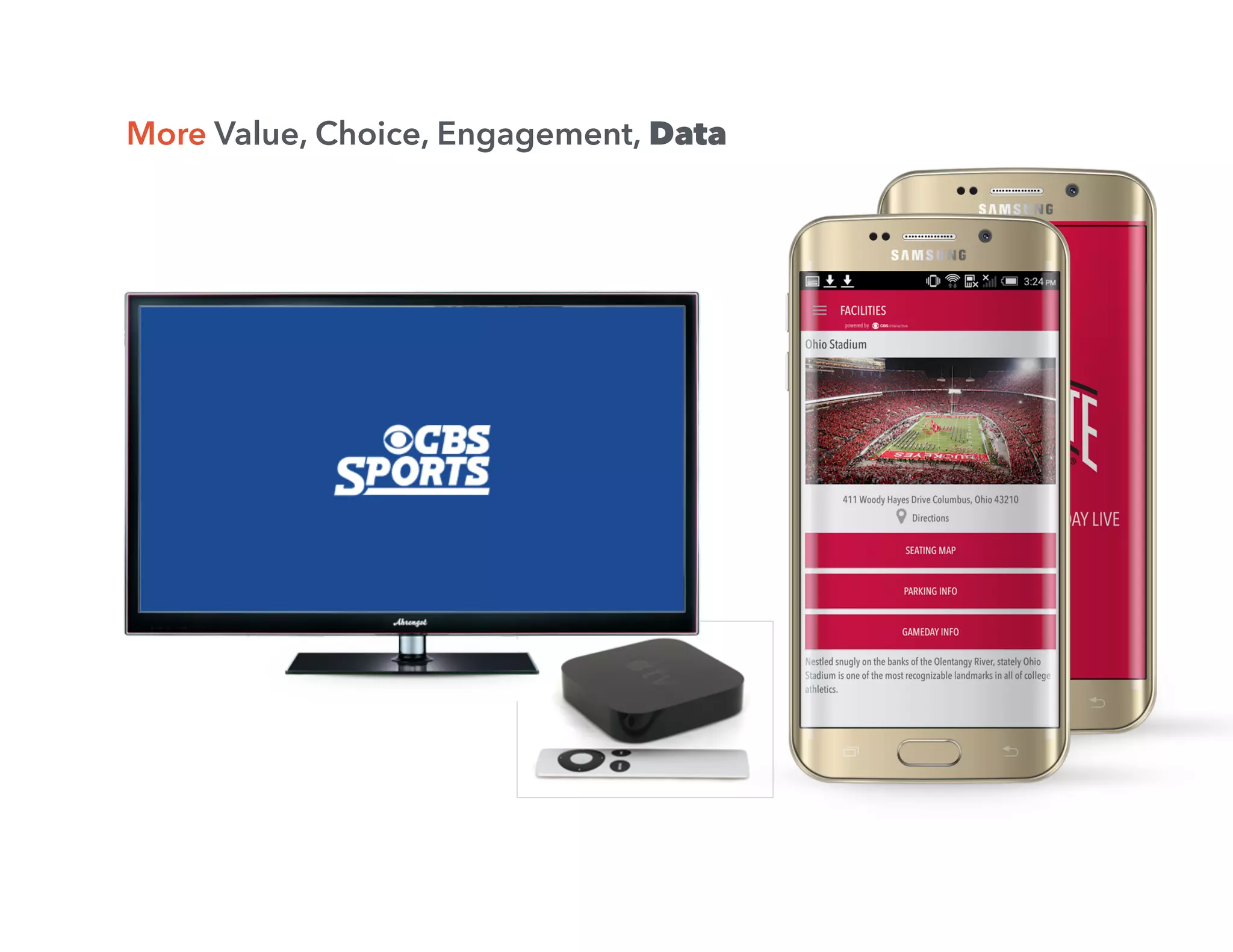 More Value, Choice, Engagement, Data
 