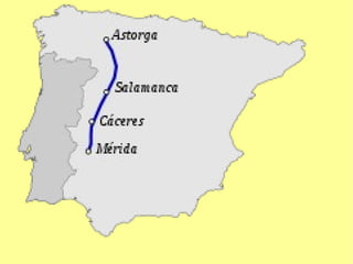 Posteriorment, un canal transporta l'aigua fins a una segona torre, i en arribar a la plaça de Díaz Sanz comencen a formar-se dos files d'arcs superposats. 