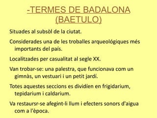 Fet de carreus de granit. 