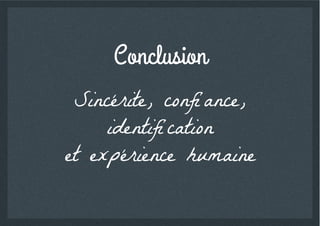 et expérience humaine
 