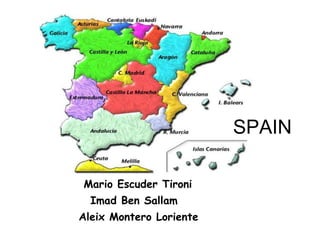 SPAIN
AMario Escuder Tironi
Imad Ben Sallam
Aleix Montero Loriente
 