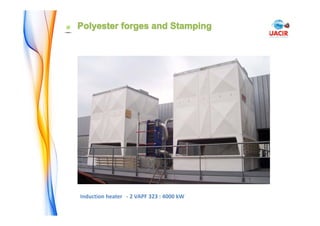 Induction heater ‐ 2 VAPF 323 : 4000 kW 
 