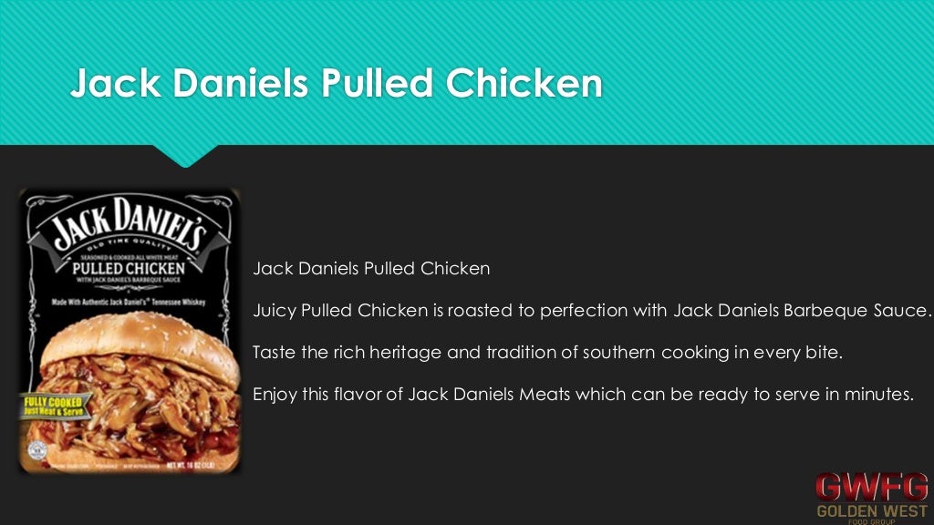 Jack Daniels BBQ, Pulled Pork and Pulled Chicken