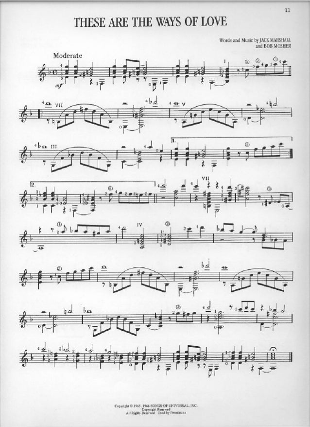 jack marshall bossanova guitar arrang compressed laurindo almeida sheet music