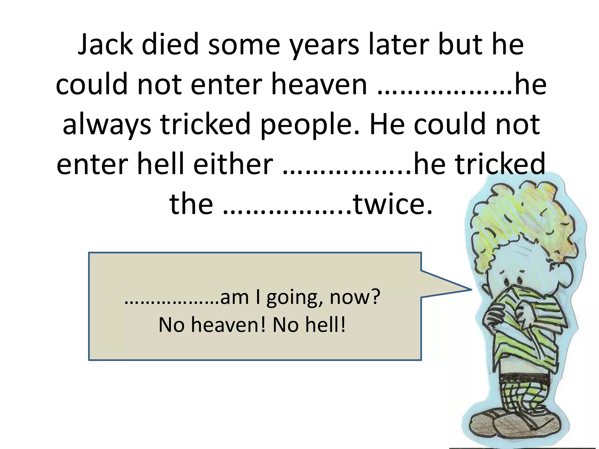 Jack o-lantern story | PPT