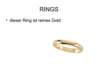 RINGS dieser Ring ist reines Gold