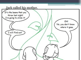 Jack called his mother.
 