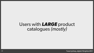 Scaling Large E-commerce Catalogues for PPC