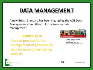 AGS Members' Day 2015 - Data Transfer Format and BIM Presentation | PPTX