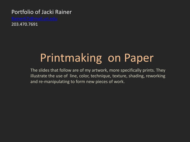 Jacki Portfolio1 | PPTX