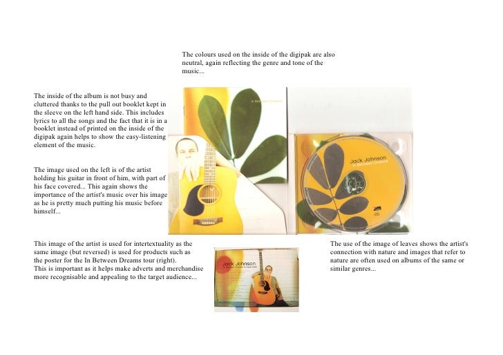 Jack Johnson In Between Dreams Digipak Analysis