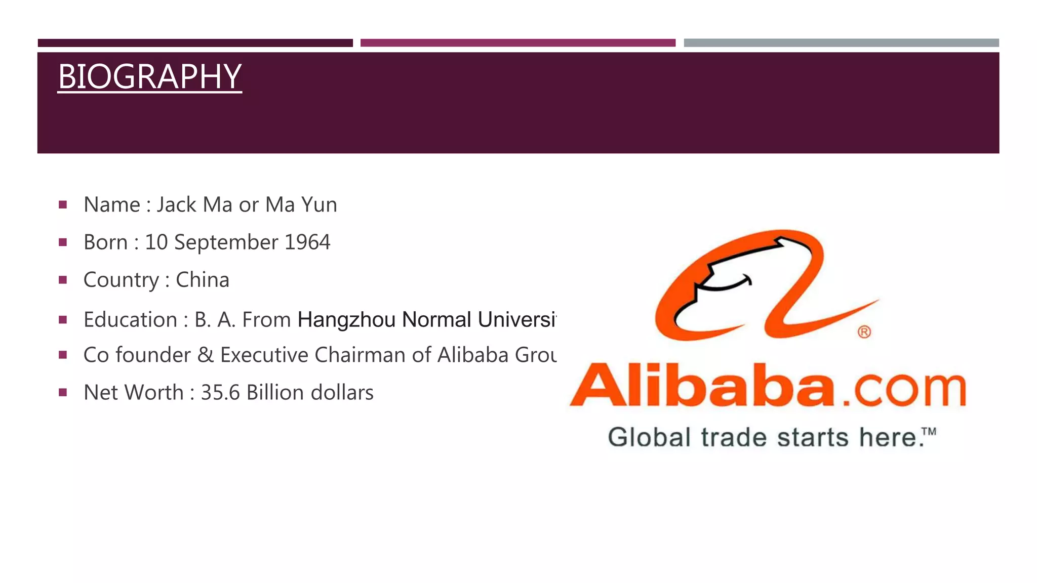 Jack Ma PPT jack-ma-ppt