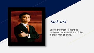 FR
FABRIKAM RESIDENCES
Jack ma
One of the most influential
business leaders and one of the
richest man of china.
 