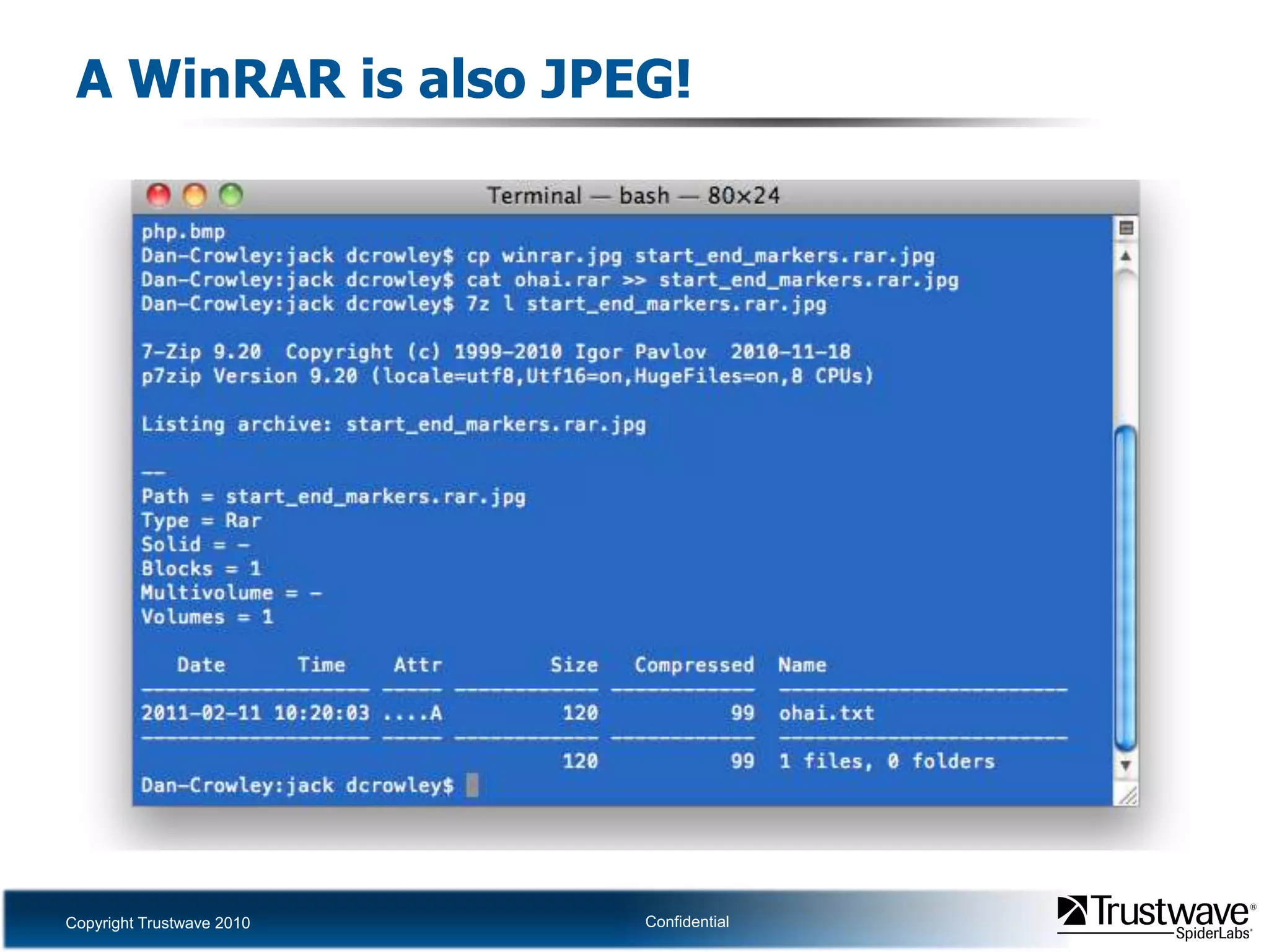A WinRAR is also JPEG!