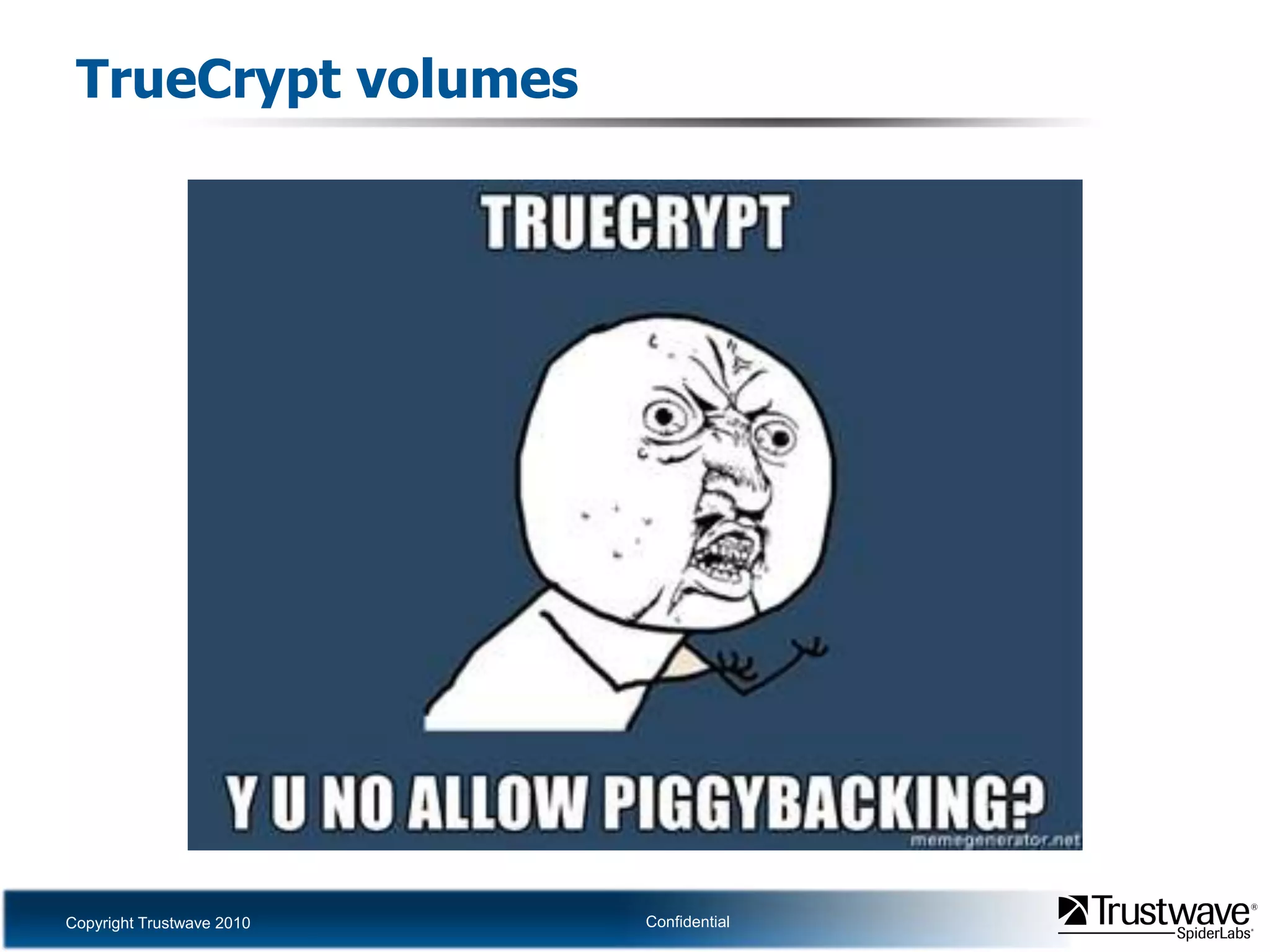 TrueCrypt volumes